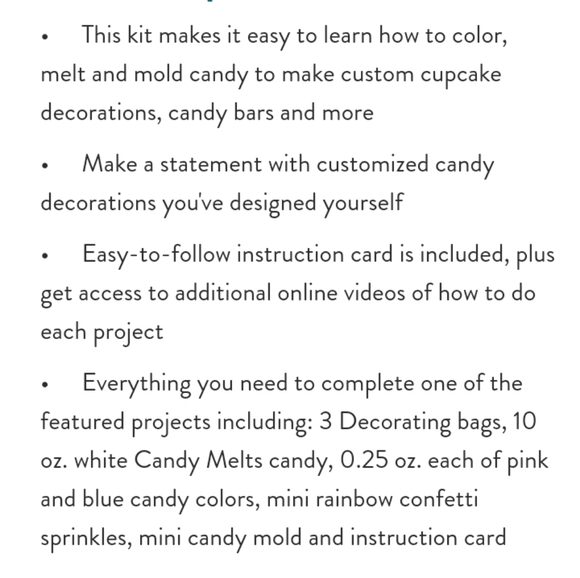 🆕️🍭LAST ONE!🍭🍬Wilton Candy Making Kit🍬 - Picture 7 of 8